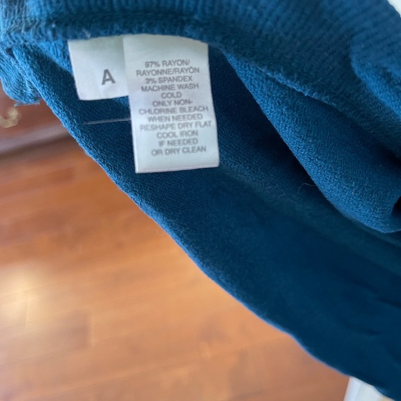 LOU & GREY Vibrant Blue Soft Cowl-neck Sweater M - Picture 3 of 6